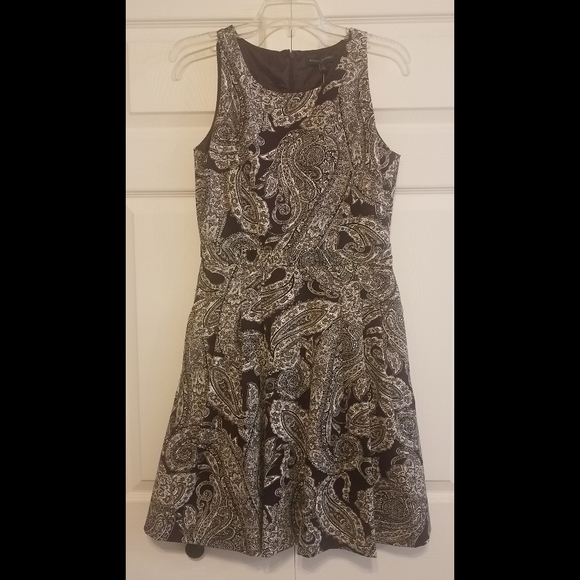 NWT Banana Republic paisley print dress w/ pockets - Picture 1 of 7